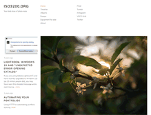 Tablet Screenshot of iso3200.net
